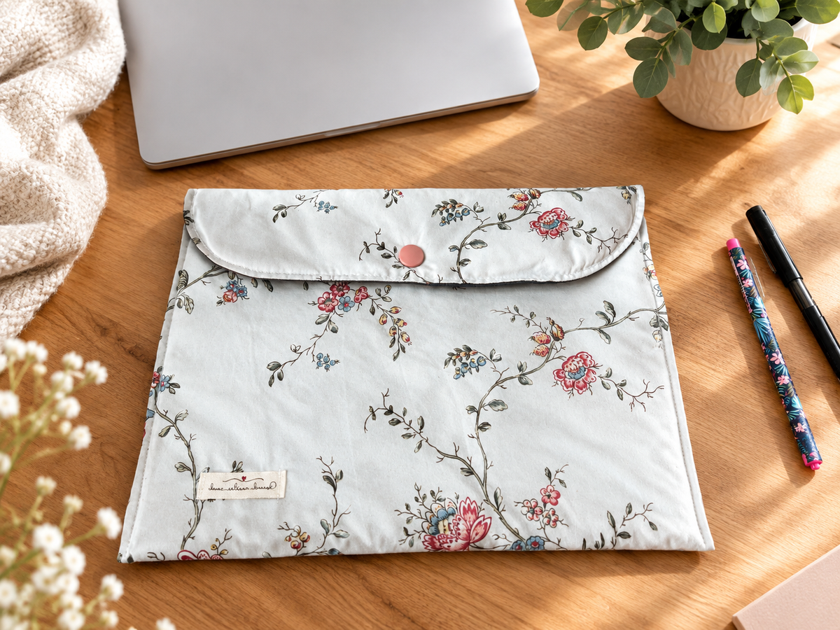 Pochette de protection pour tablette Ipad en tissu