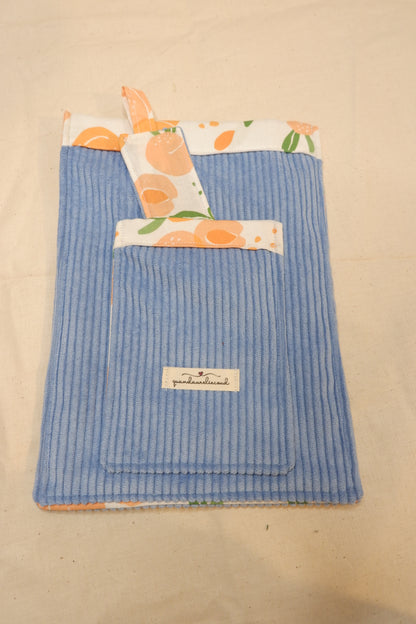 Pochette pour livre de poche fruit abricot