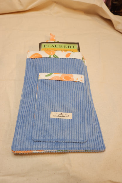 Pochette pour livre de poche fruit abricot