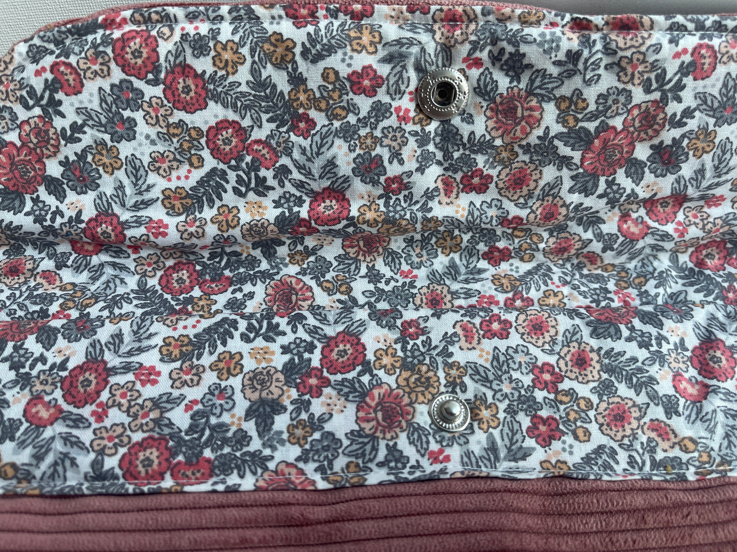 ma pochette Ipad en velours rose