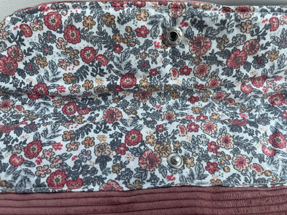 ma pochette Ipad en velours rose