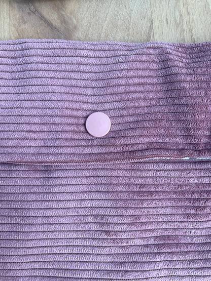 ma pochette Ipad en velours rose