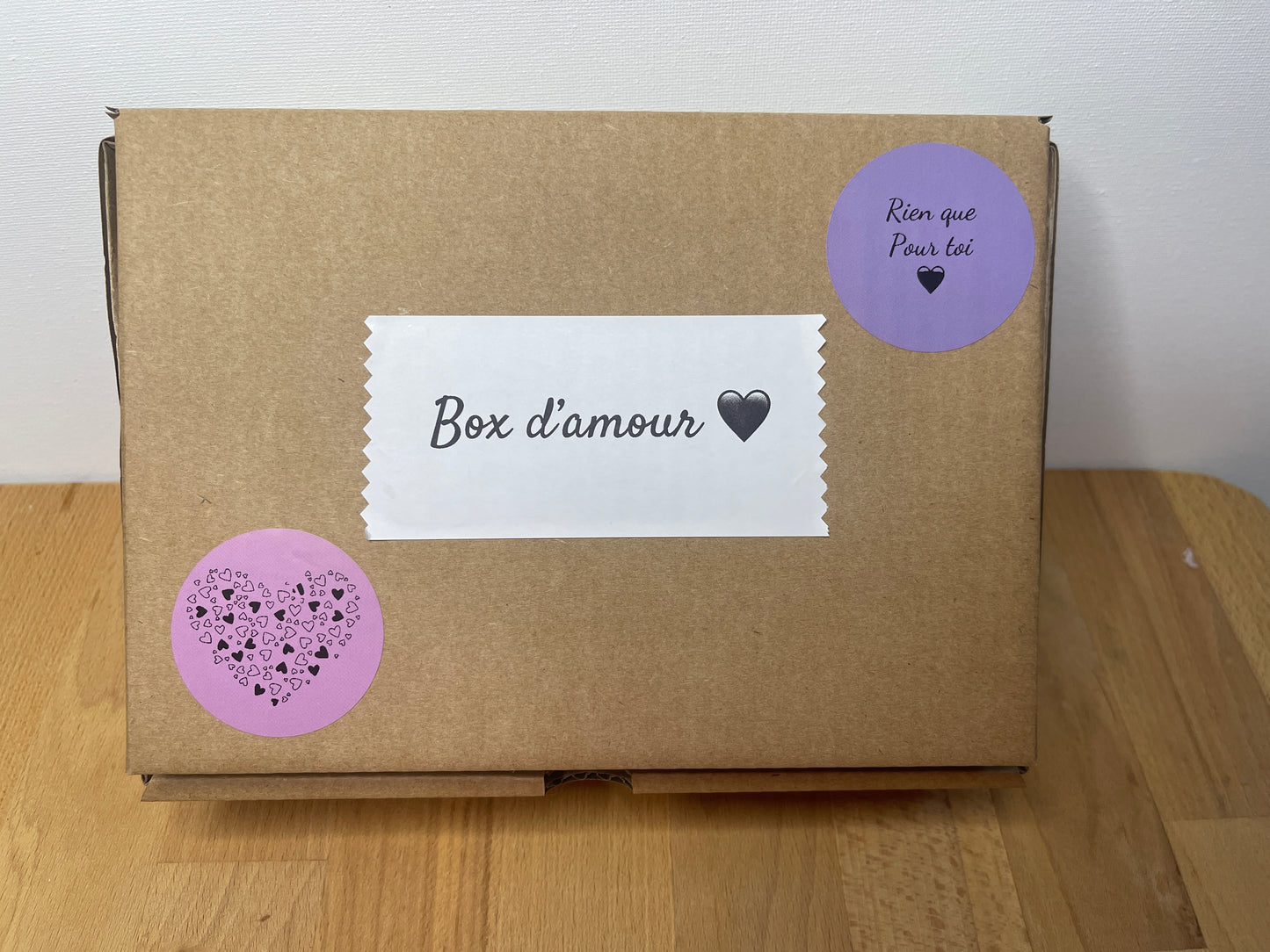 la box d'amour romantique